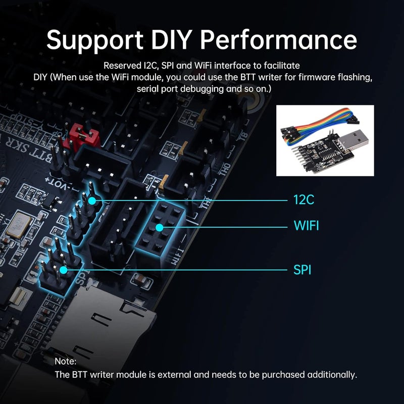 BigTreeTech لوحة تحكم SKR V1.4 Turbo 32 بت DIY لمعظم طابعات FDM 3D متوافقة مع شاشة اللمس TFT Series/ LCD12864 تدعم TMC2209/TMC2208/TMC2130 - Image 5